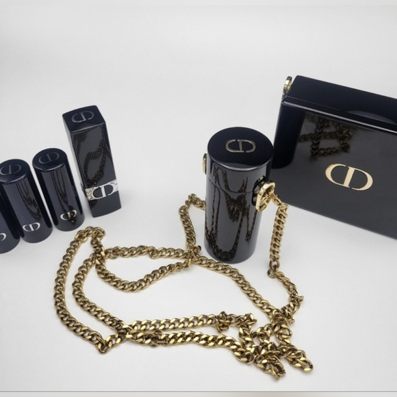 Dior Rouge Minaudière Clutch & 4-Piece Lipstick Set Ltd Edition NWOB - Picture 4 of 4